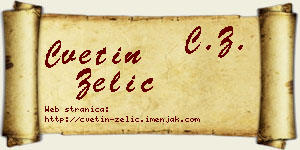 Cvetin Zelić vizit kartica
